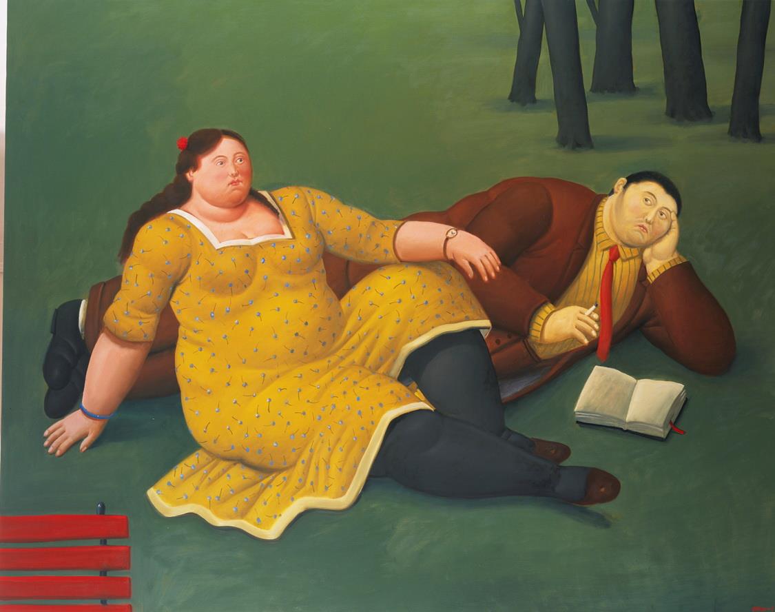 Les belles voluptueuses Fernando Botero Peintures à l'huile
